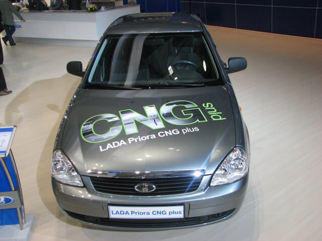 LADA Priora CNG Plus, модель 2010 года. Автомобили Лада Калина 2. Новости, описание, видео.
