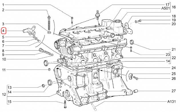 16-клапанный двигатель, датчик фаз